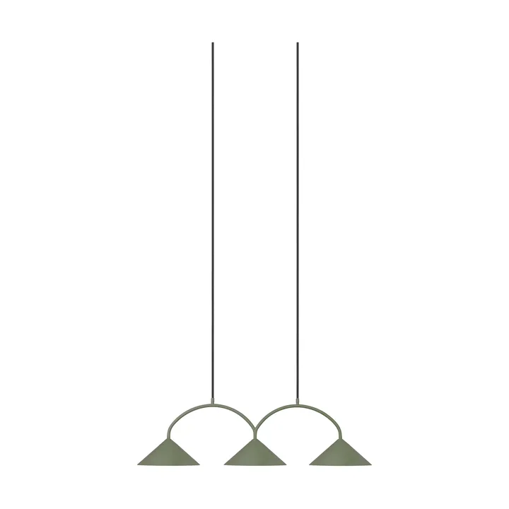 Curve系列吊灯3 - 绿色 - Globen Lighting