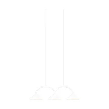 Curve系列吊灯3 - 白色 - Globen Lighting