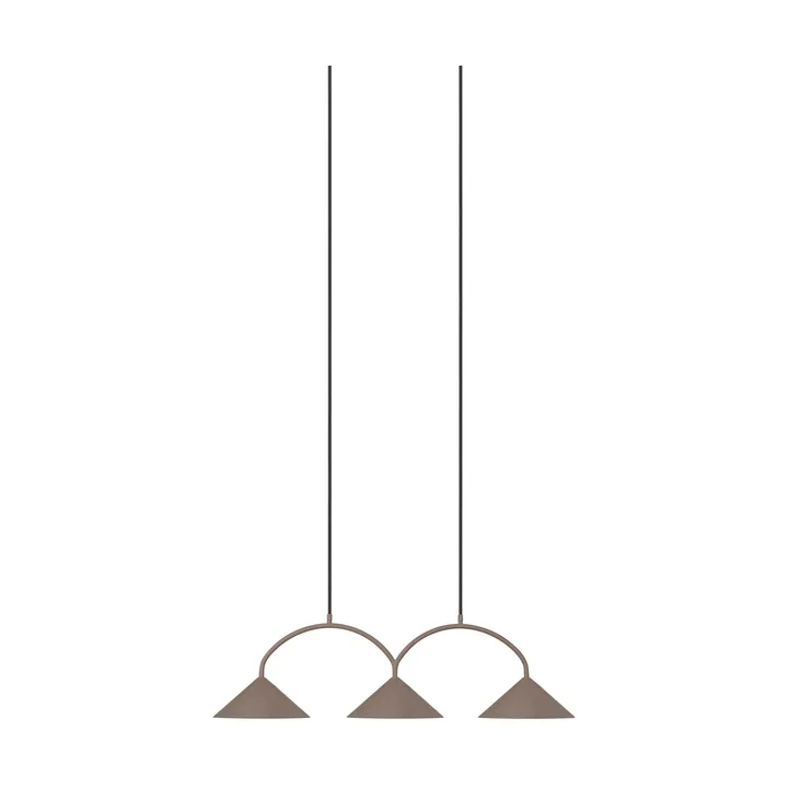 Curve系列吊灯3 - 摩卡色 - Globen Lighting