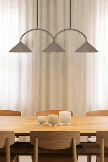 Curve系列吊灯3 - 摩卡色 - Globen Lighting