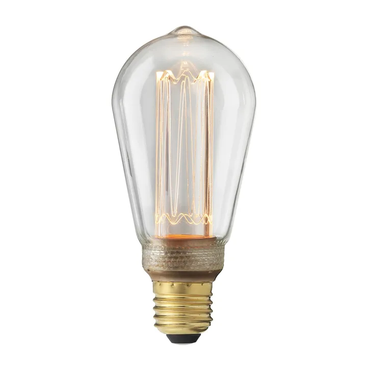 可调光E27激光灯丝LED灯泡 - 6.4cm_E27 - Globen Lighting