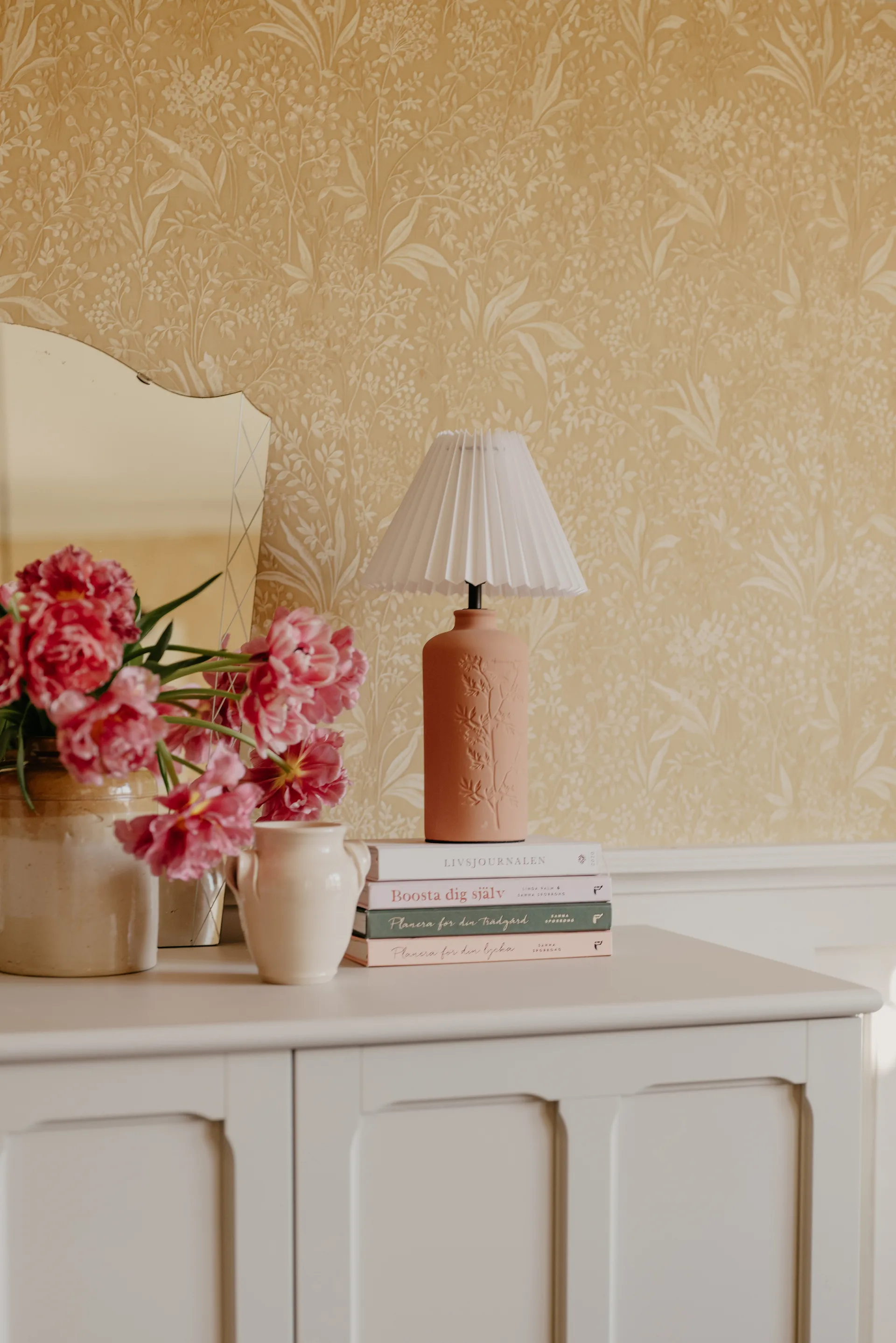 Flora 台灯 39 cm, 赤陶色 Globen Lighting