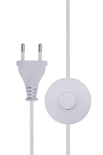 Florian 落地灯 - 白色 bouclé/米色, Ø30x80 cm - Globen Lighting