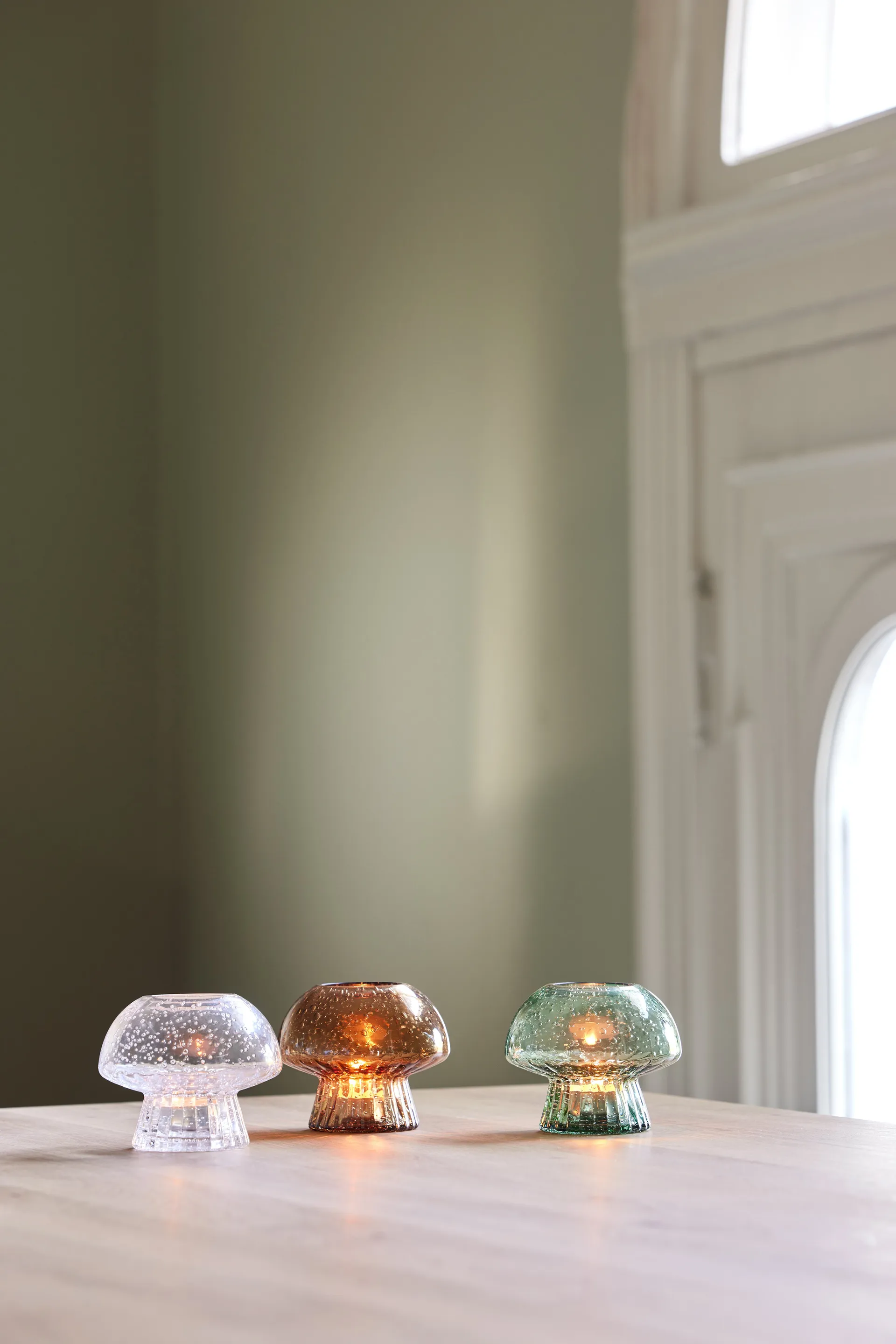 Fungo 12 烛台 特别版本, 绿色 Globen Lighting