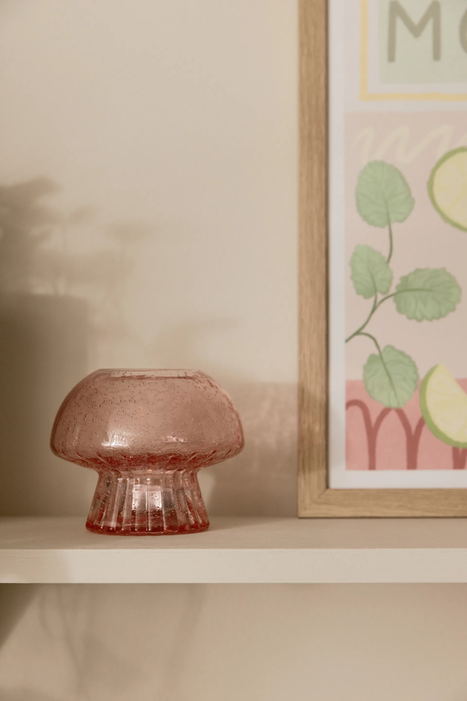 Fungo 12 烛台 特别版本, 粉色 Globen Lighting