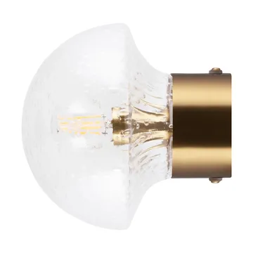 Fungo吸顶灯 Ø16cm - 透明-拉丝黄铜色 - Globen Lighting
