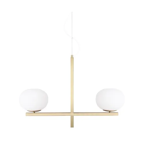 Gemini吊灯87cm - 黄铜 - Globen Lighting