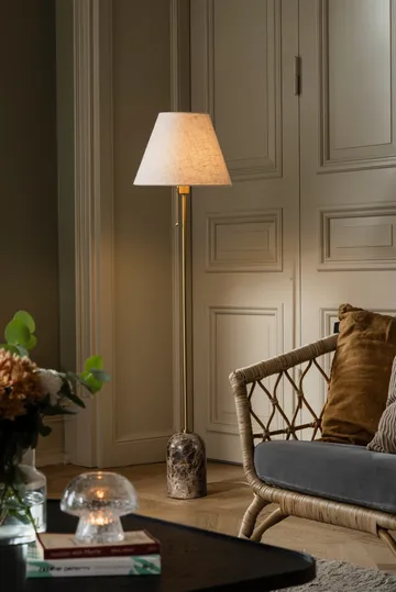 Gino 落地灯 - 褐色 大理石色 - Globen Lighting