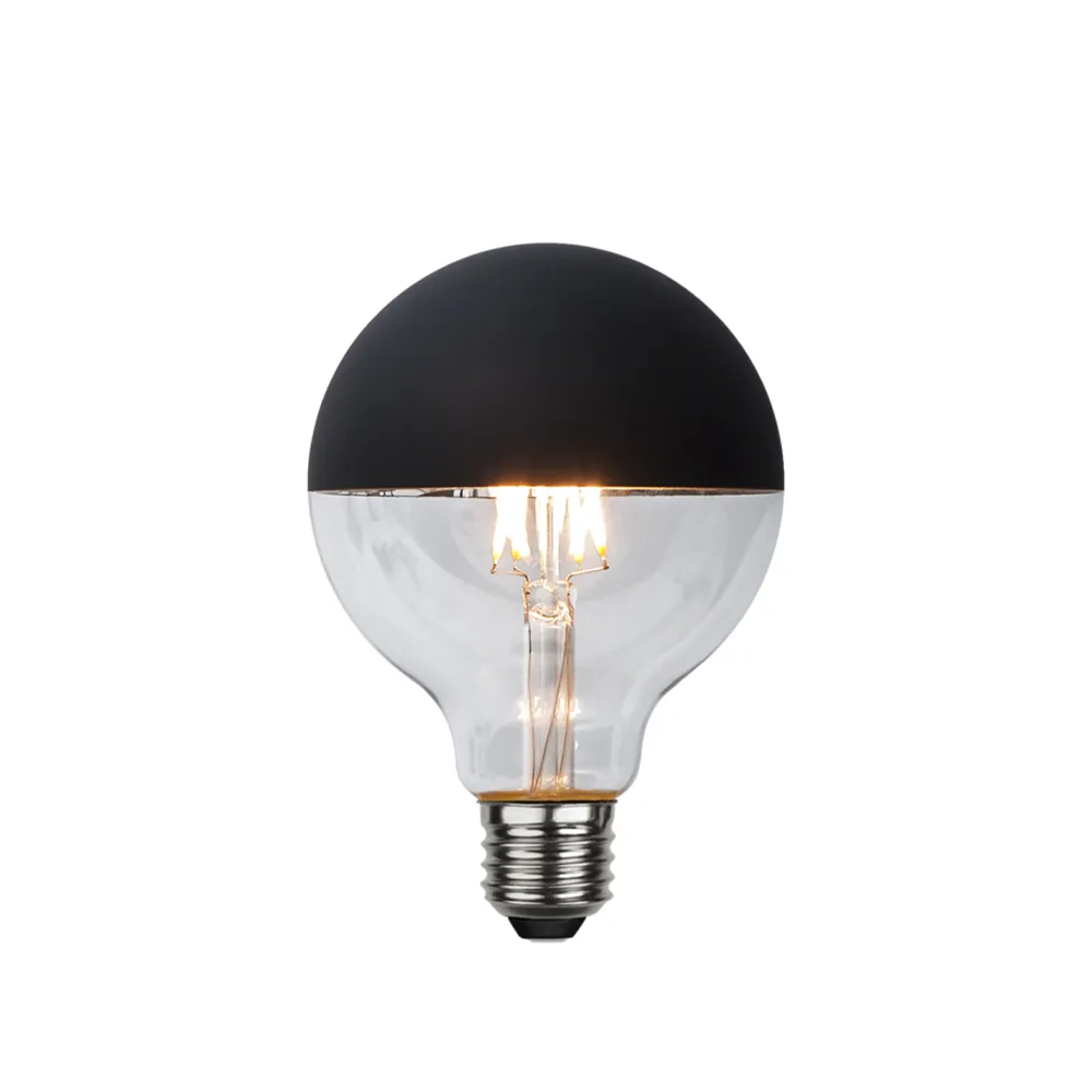 Glob LED灯泡, 透明 黑色灯头 E27 2.8W E27 4W Globen Lighting