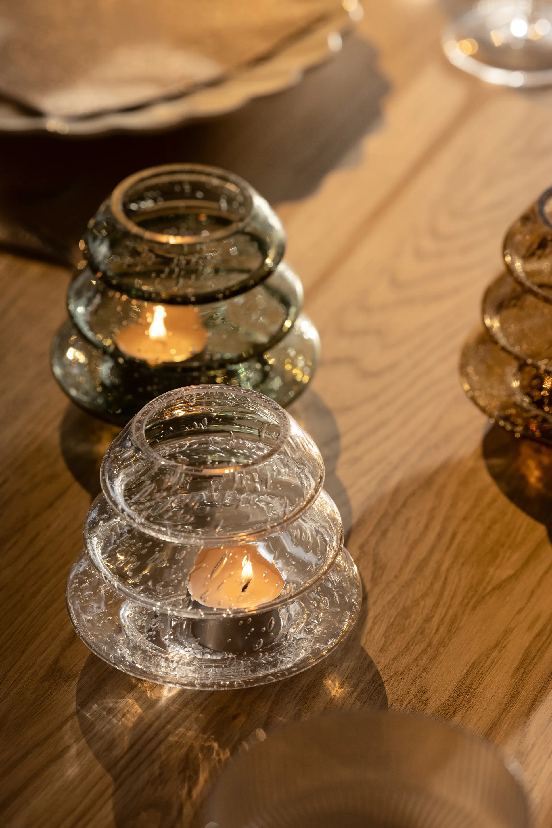 Gran 12 tealight holders, 透明 Globen Lighting