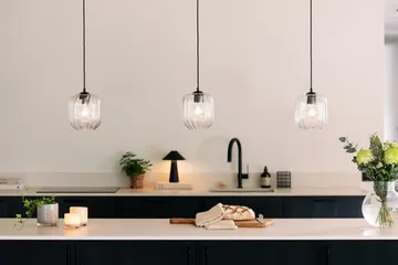 Haze吊灯 Ø18cm - 透明 - Globen Lighting