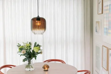 Haze吊灯 Ø25cm - 棕色 - Globen Lighting