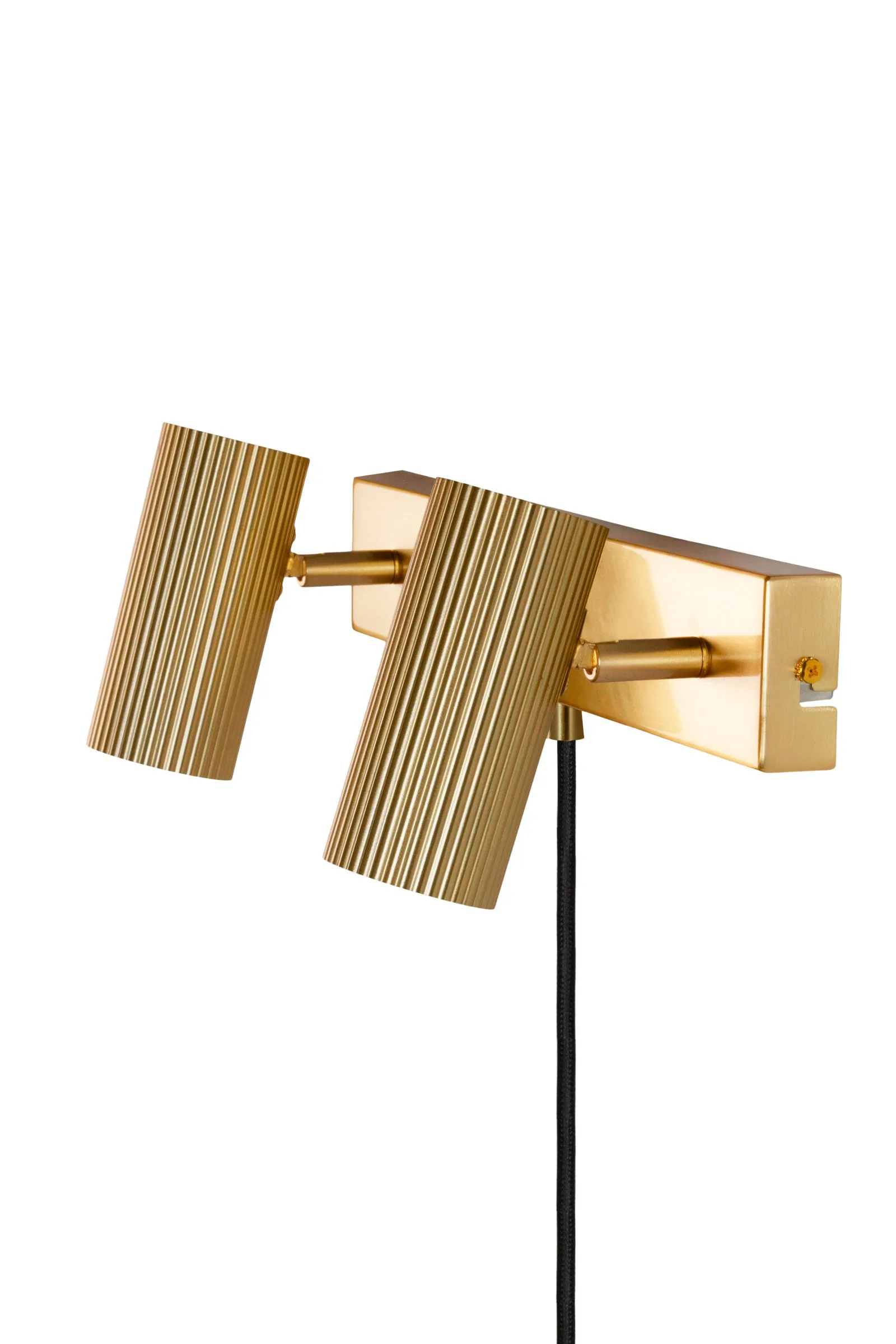 Hubble 2 壁灯, Brushed brass Globen Lighting