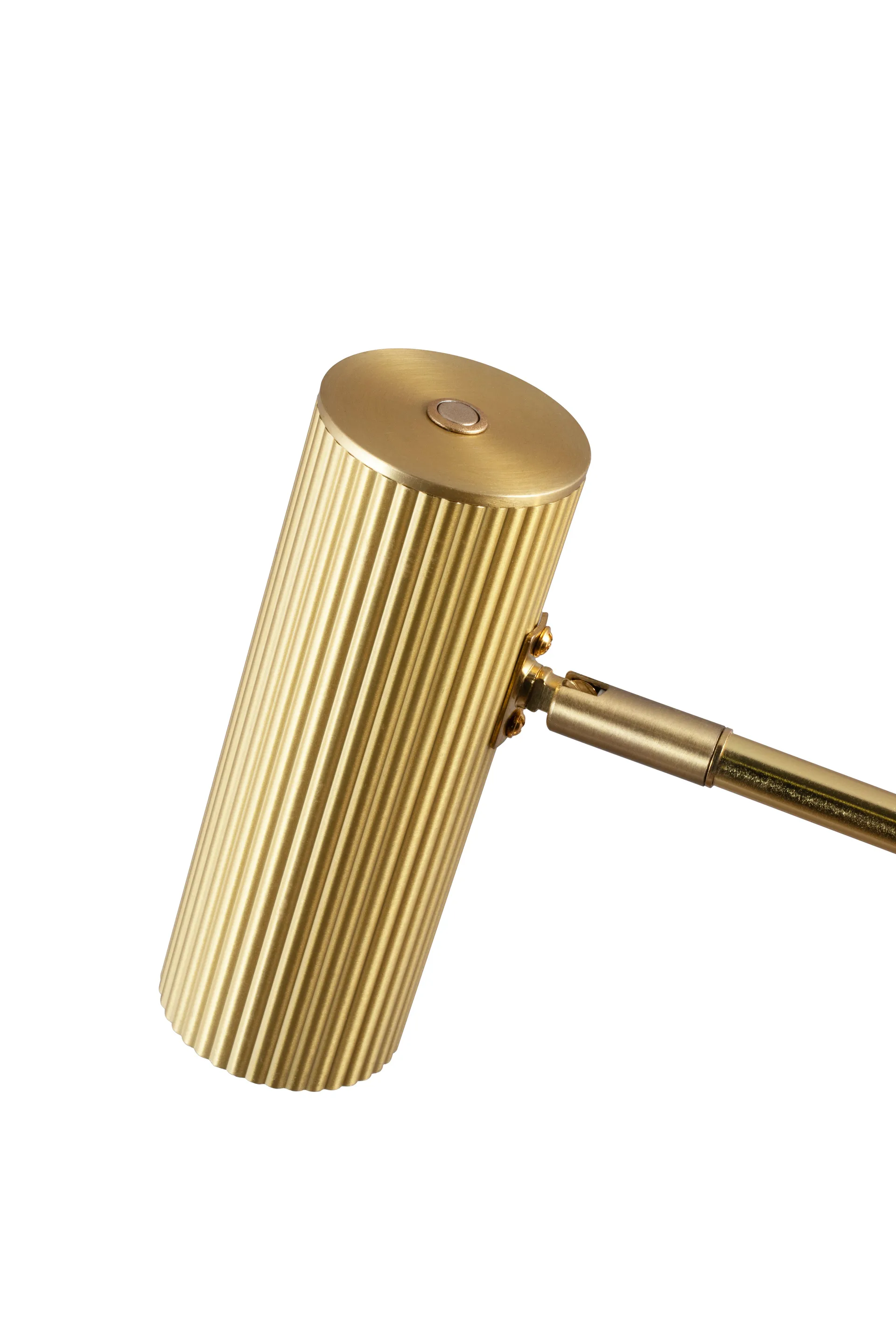 Hubble Read 台灯 with wireless charging, 拉丝黄铜 Globen Lighting