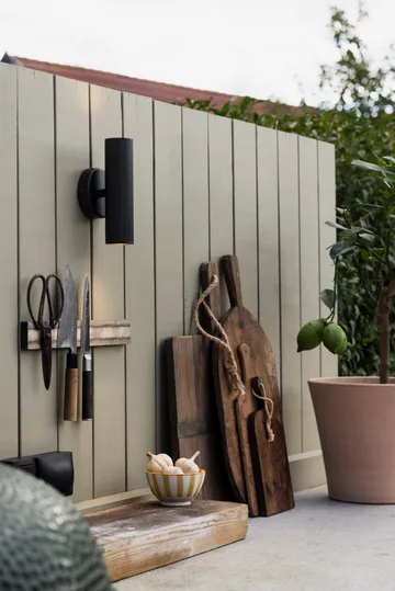 Hubble up/down wall light façade lighting - 黑色 - Globen Lighting