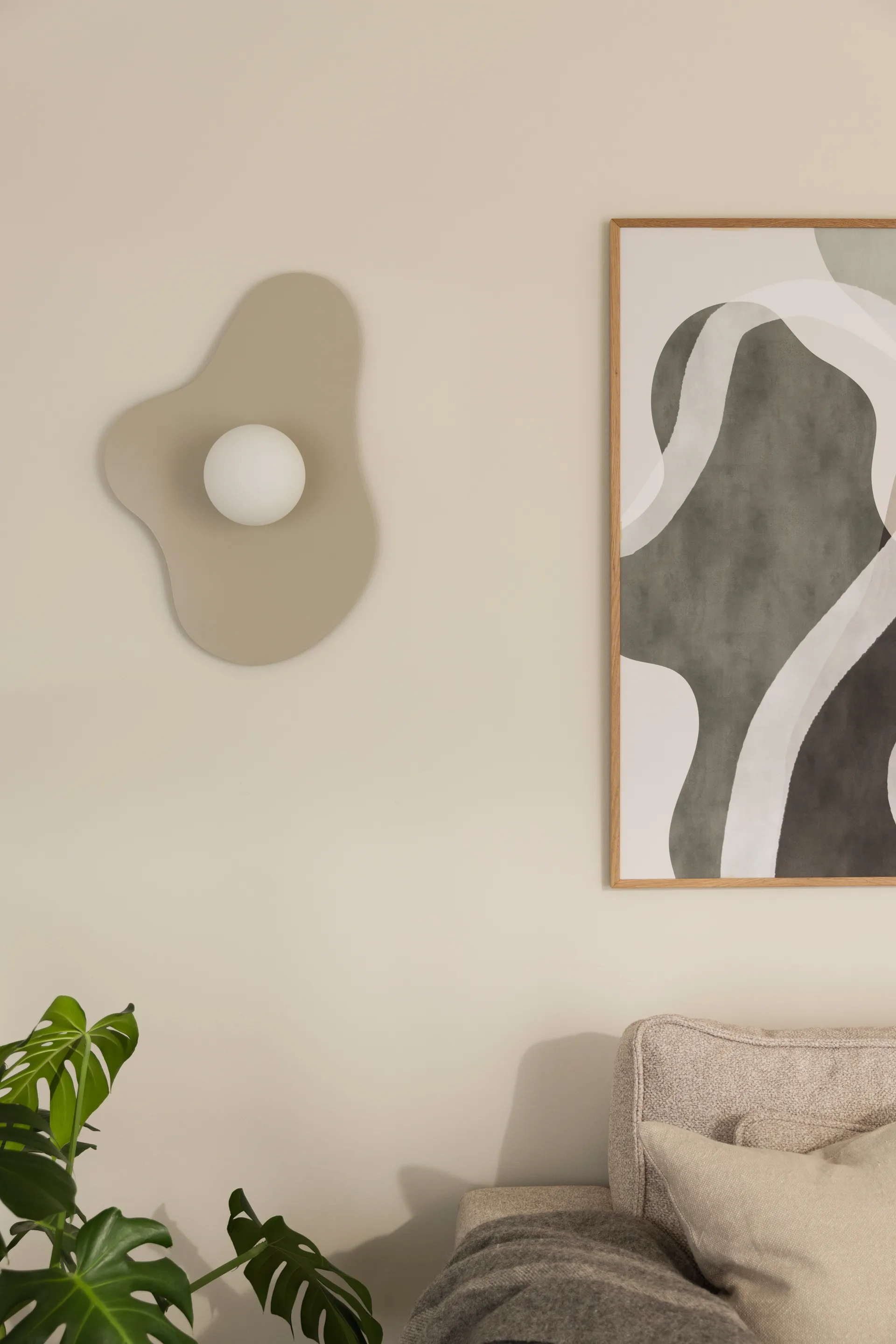 Illusion 壁灯/天花板灯 60 cm, 米色 Globen Lighting