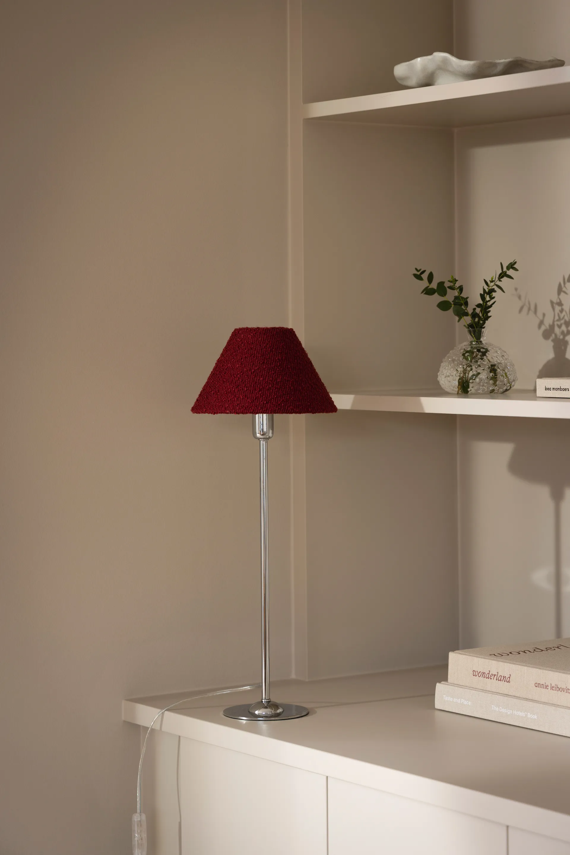 Iris 20 鸢尾系列 灯罩, Bouclé burgundy Globen Lighting