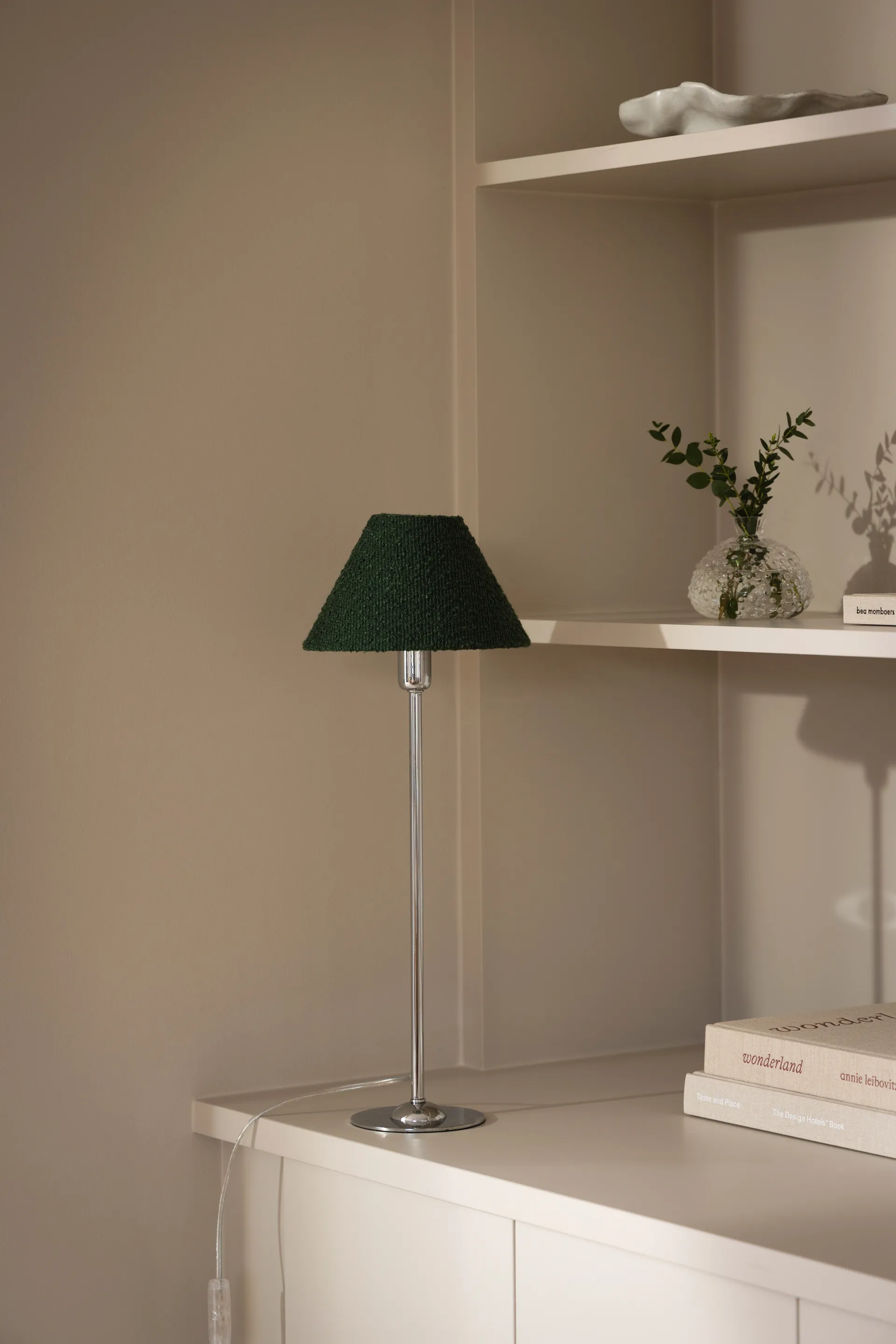 Iris 20 鸢尾系列 灯罩, Bouclé 苔藓绿 Globen Lighting