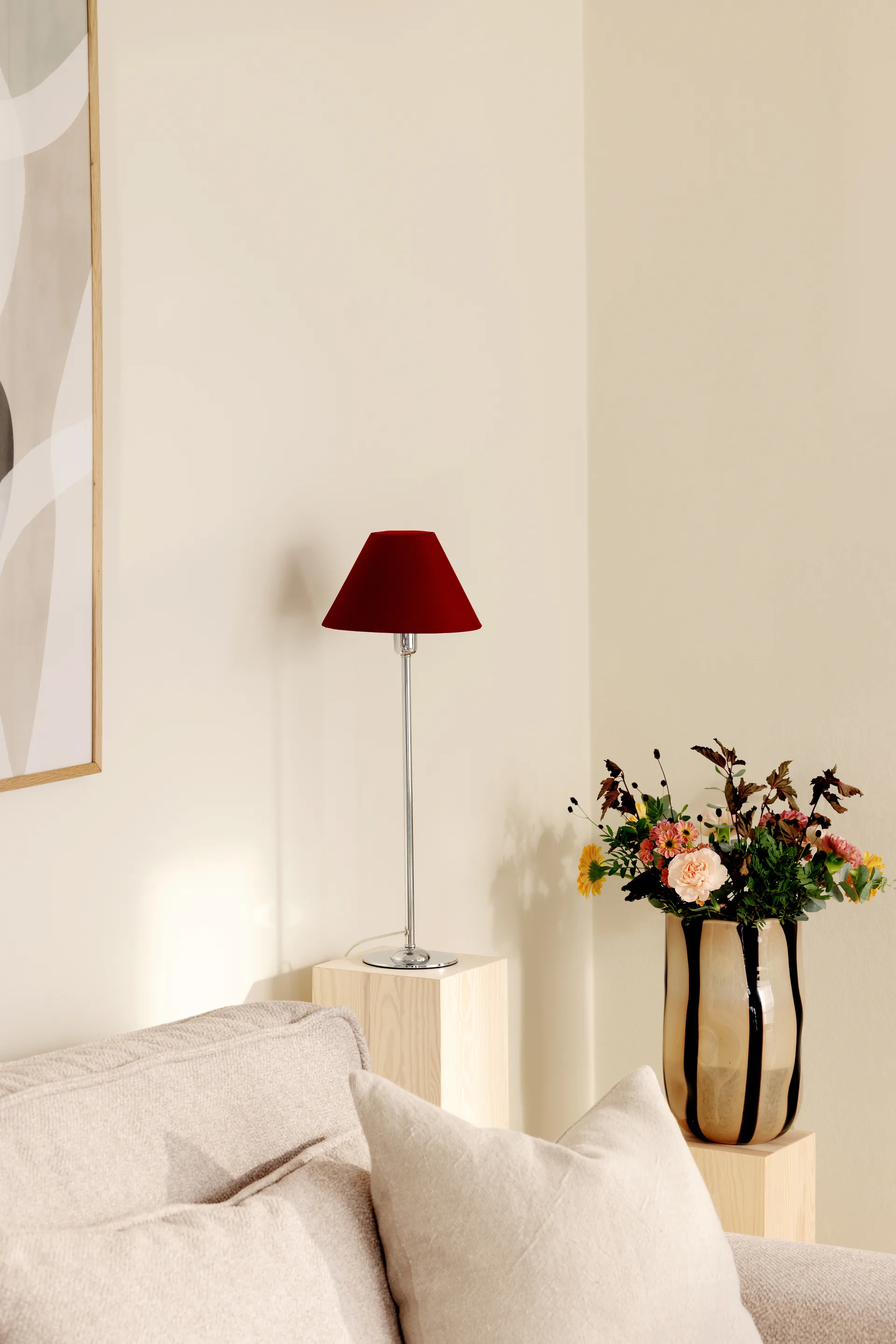 Iris 20 鸢尾系列 灯罩, Burgundy Globen Lighting