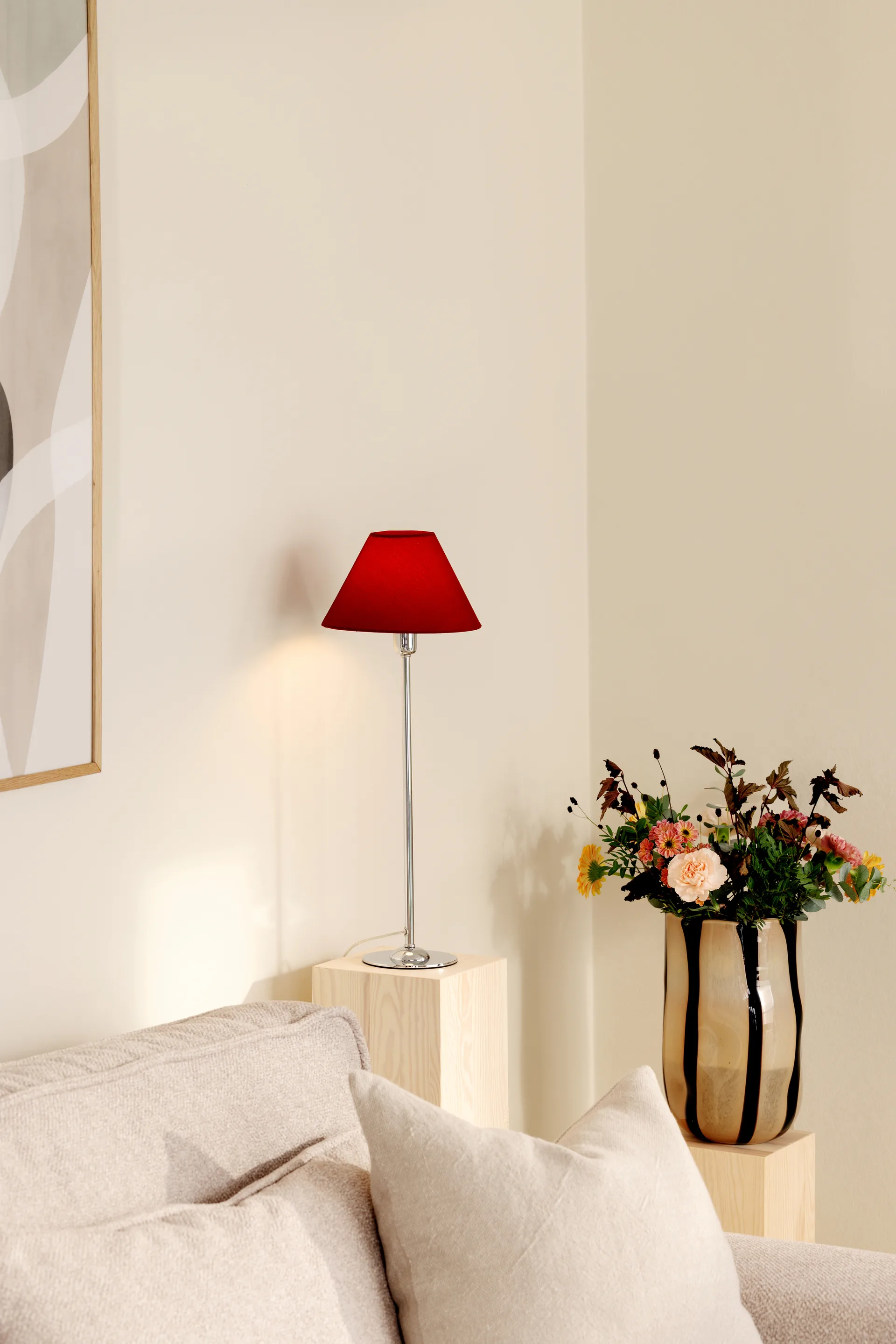 Iris 20 鸢尾系列 灯罩, Burgundy Globen Lighting