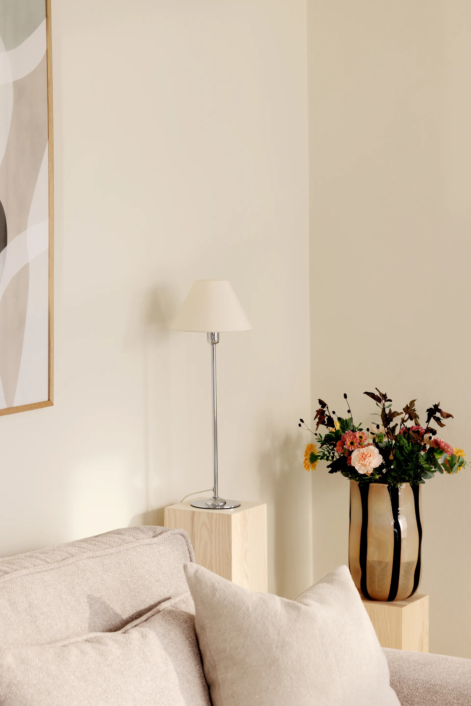 Iris 20 鸢尾系列 灯罩, 奶油色 Globen Lighting