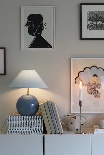 Iris 35 台灯 39 cm - 鸽蓝色 - Globen Lighting