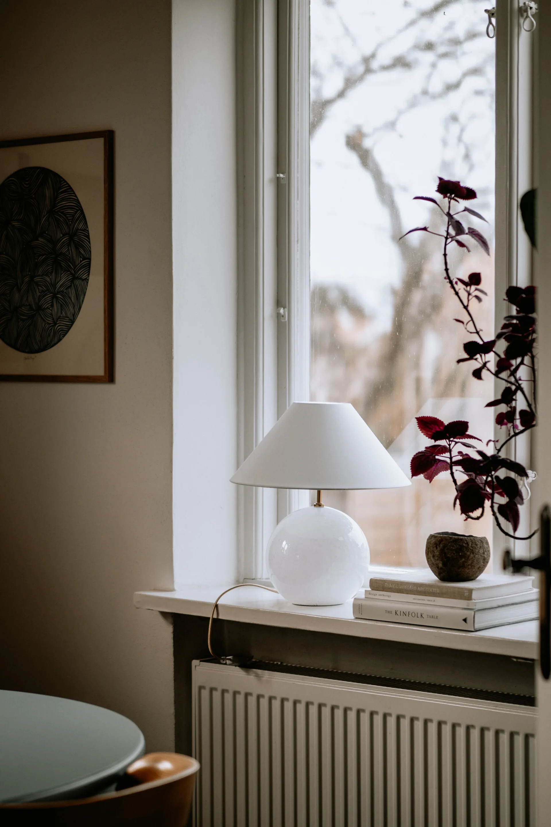 Iris 35 台灯 39 cm, 白色 Globen Lighting