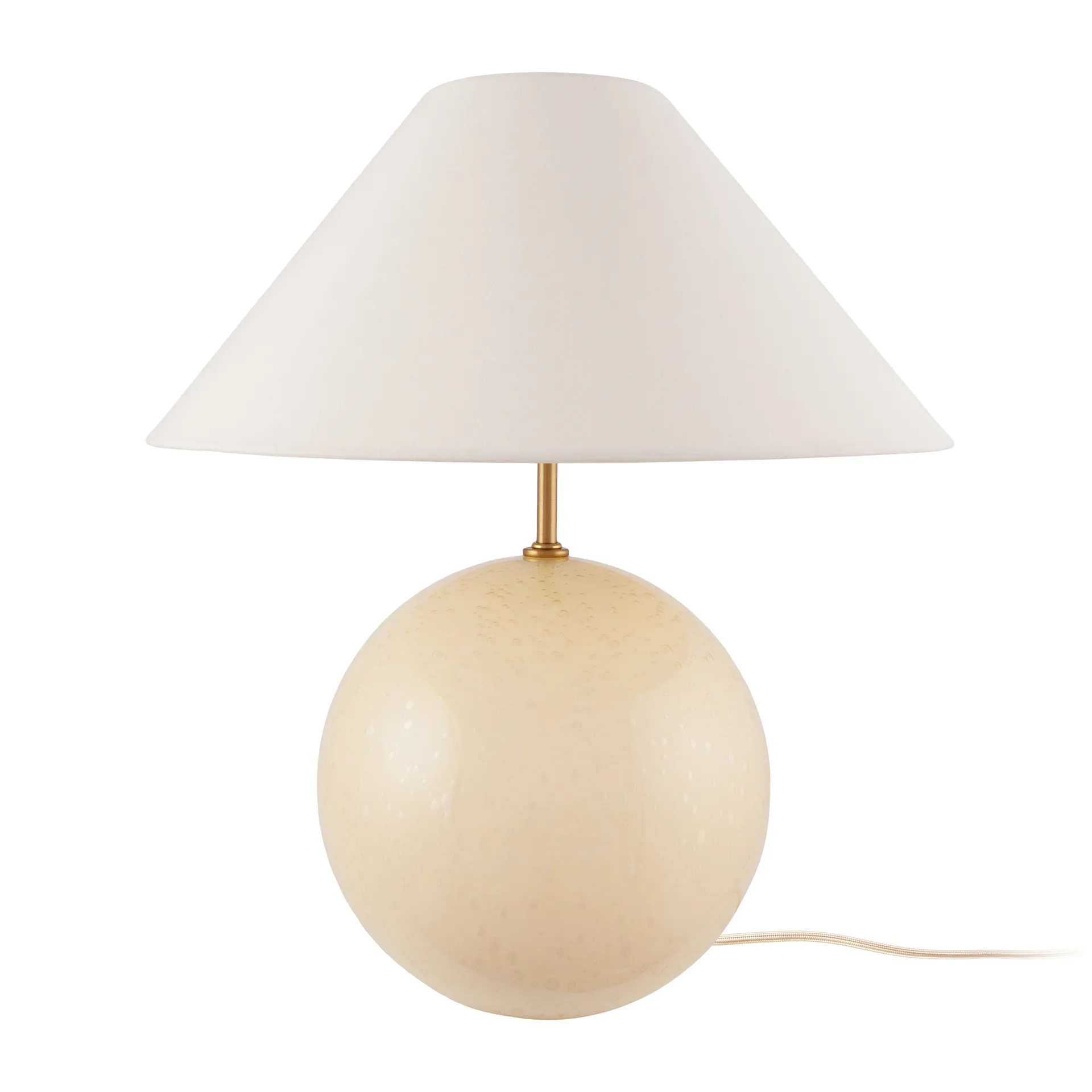 Iris 鸢尾系列 35 台灯 39cm, 奶油色 Globen Lighting