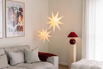 Iris 鸢尾系列 35 台灯 39cm - 酒红色 - Globen Lighting