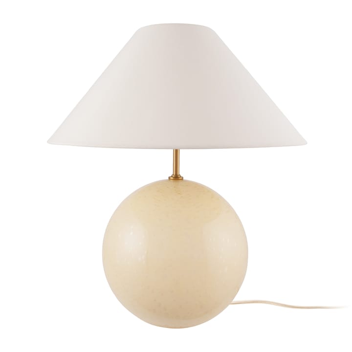 Iris 35 鸢尾系列 玻璃布艺台灯  - Creme - Globen Lighting