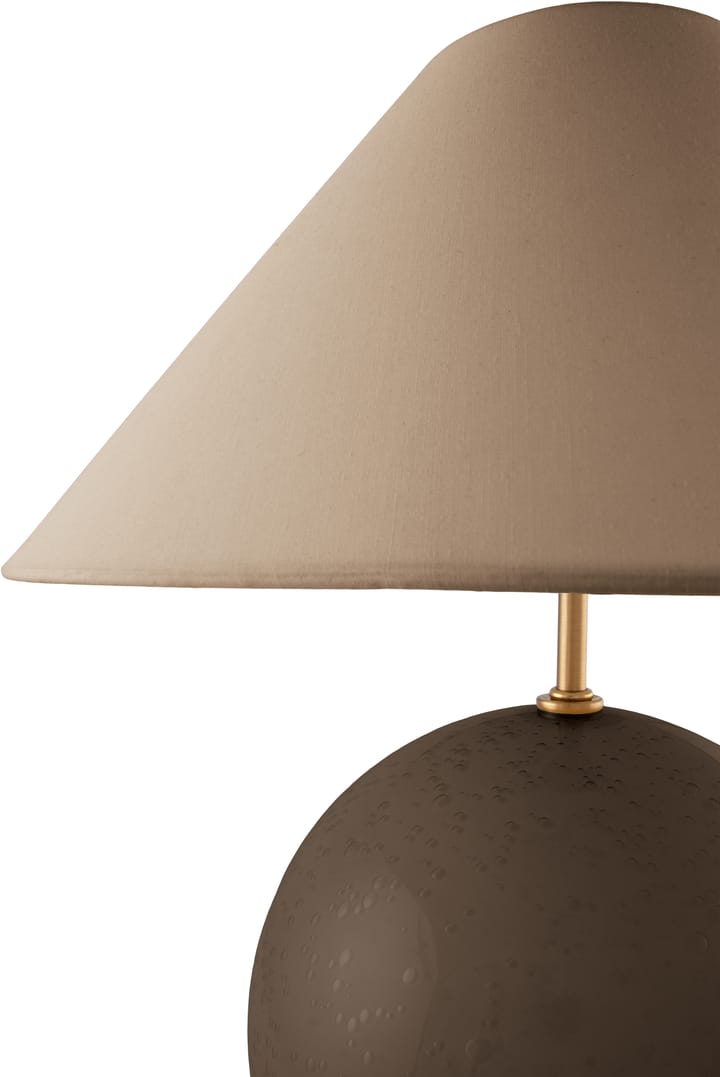 Iris 35 鸢尾系列 玻璃布艺台灯 , Mocha Globen Lighting