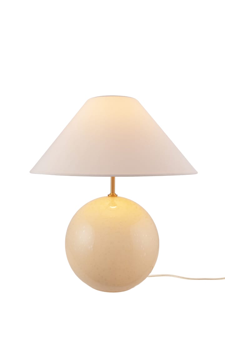 Iris 35 鸢尾系列 玻璃布艺台灯 , 奶油色 Globen Lighting