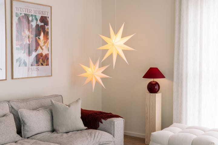Iris 35 鸢尾系列 玻璃布艺台灯 , 红色 Globen Lighting