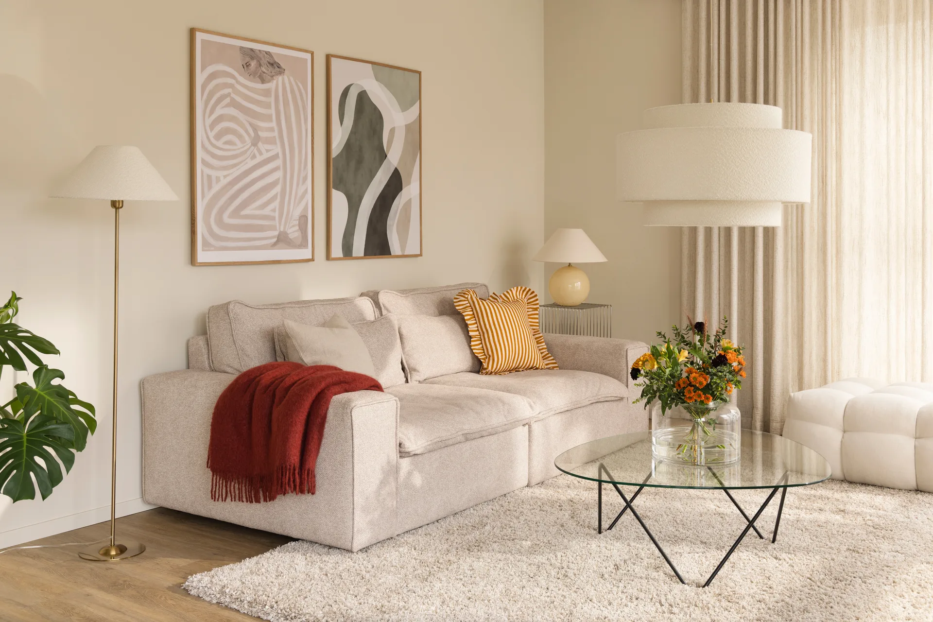 Iris 45 鸢尾系列 台灯, 白色 Globen Lighting