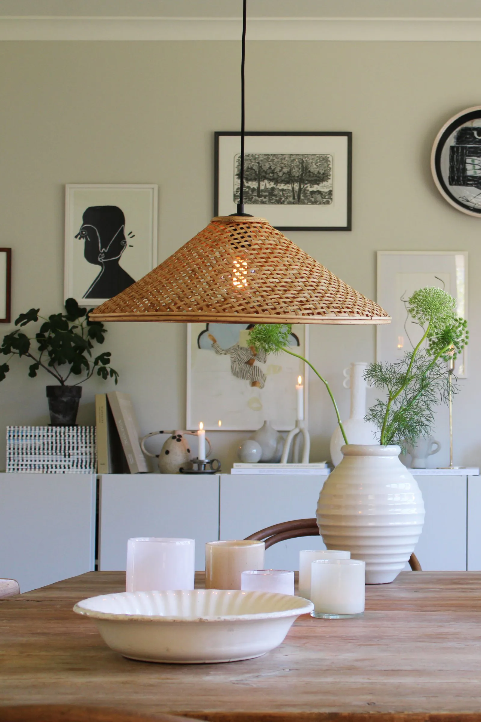 Jakarta 灯罩 Ø55 cm, Natural Globen Lighting