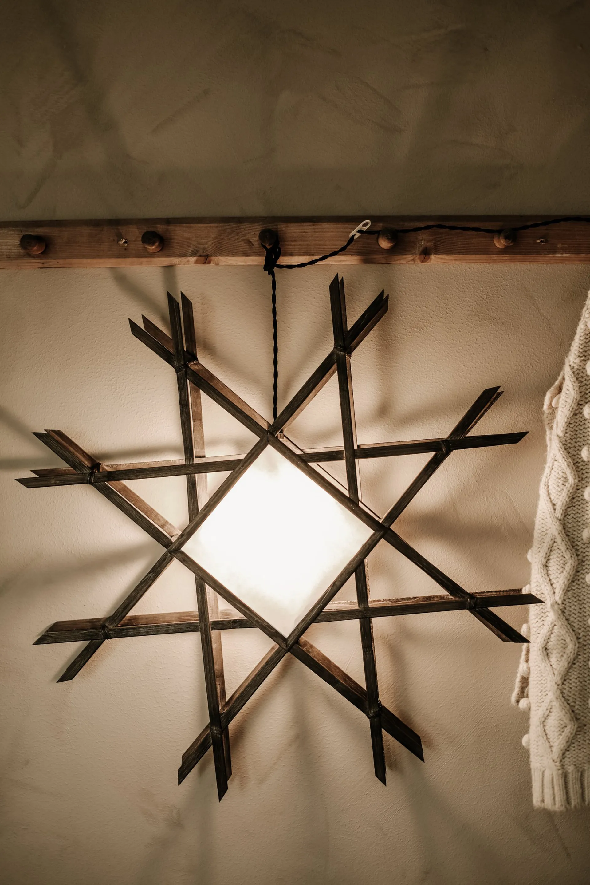 Lea 70 Christmas star, 褐色 Globen Lighting