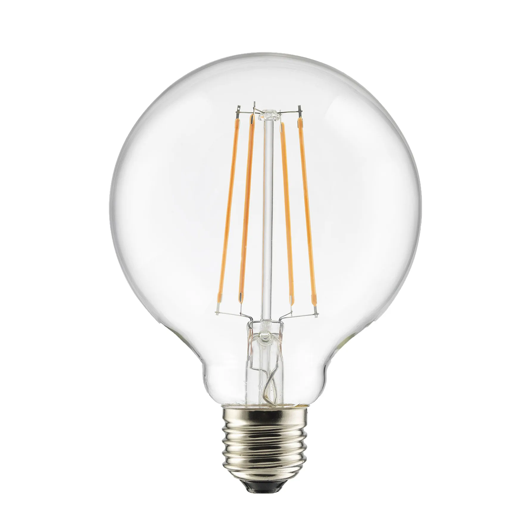 Light bulb E27 LED glob 100 3-step dimmer, Clear Globen Lighting