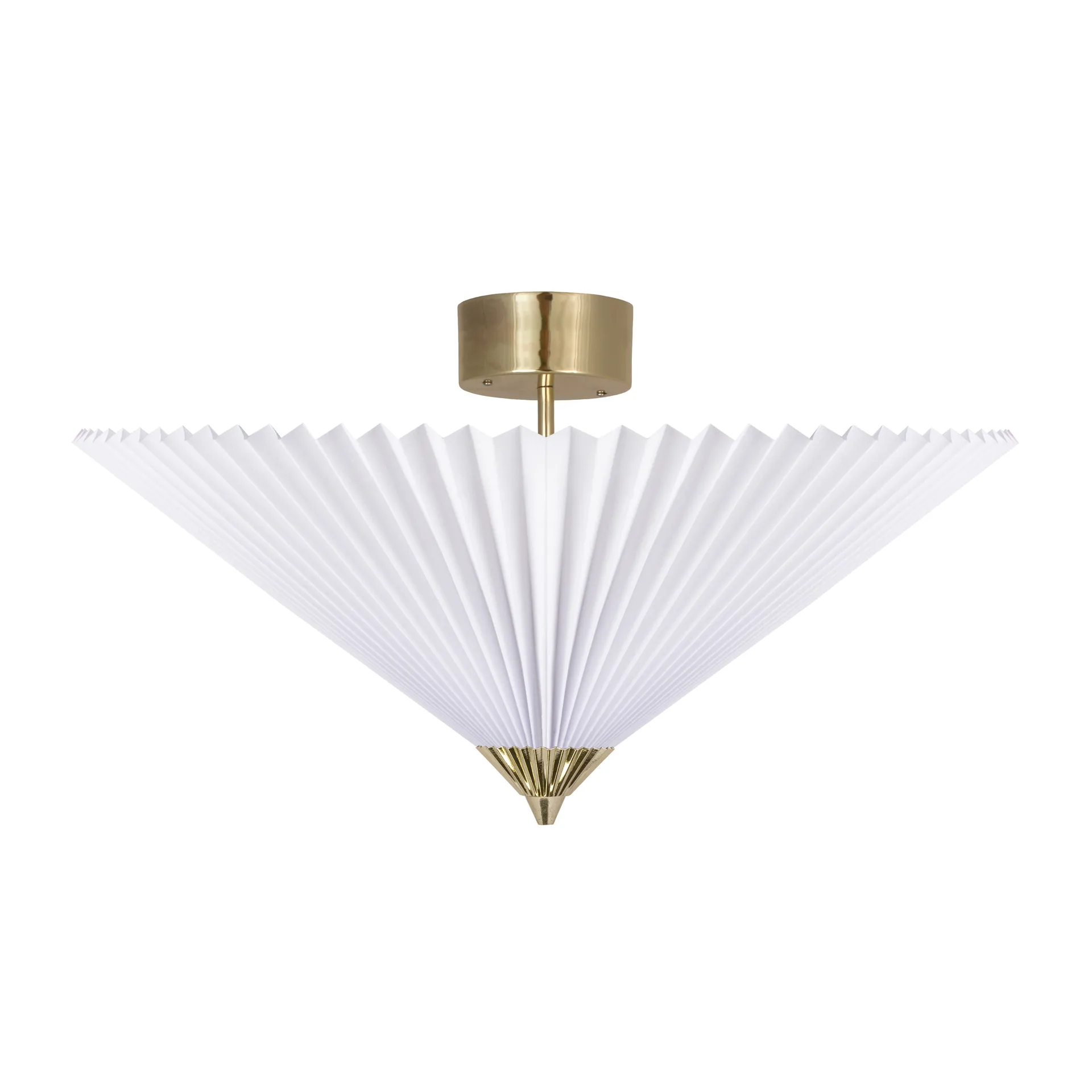 Matisse吸顶灯 Ø60cm, brass-白色 Globen Lighting
