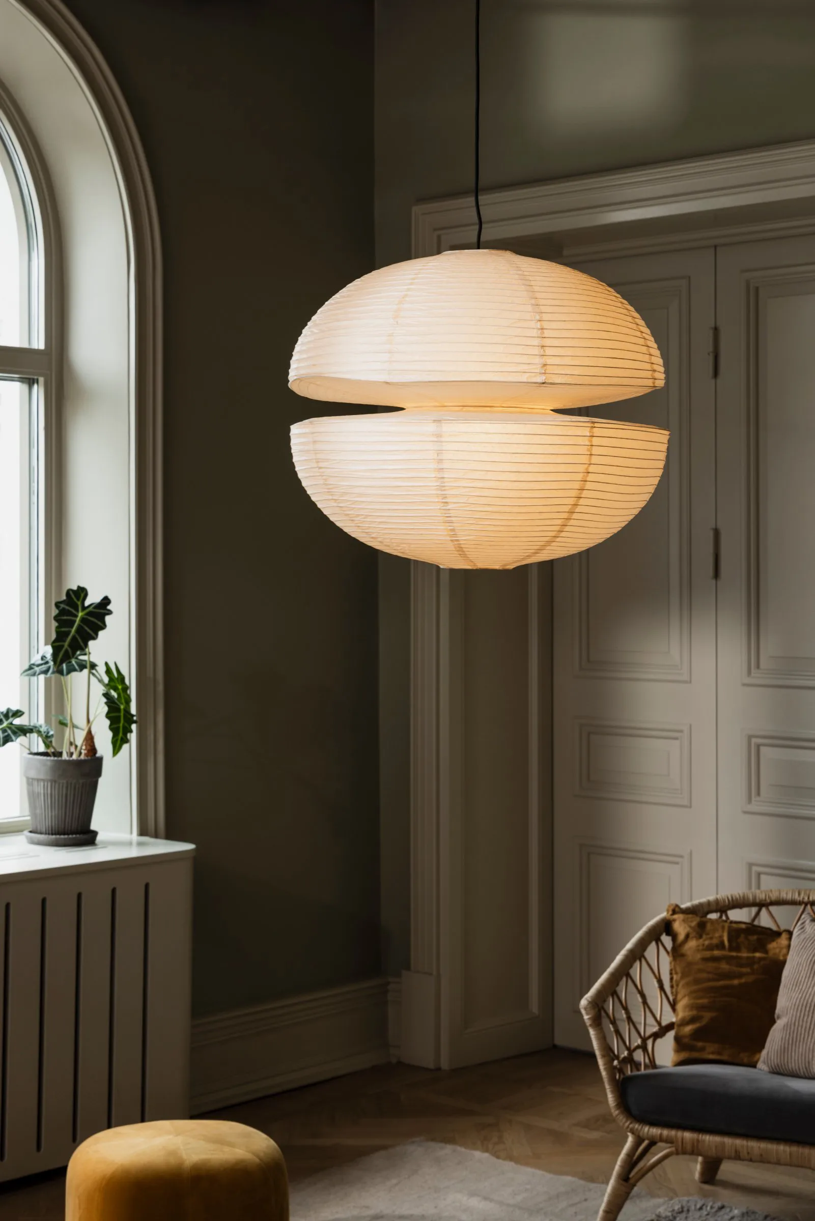 Mela灯罩, 米色_Ø60cm Globen Lighting