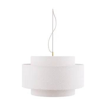 Noah 吊灯 Ø70 cm - Bouclé 白色 - Globen Lighting