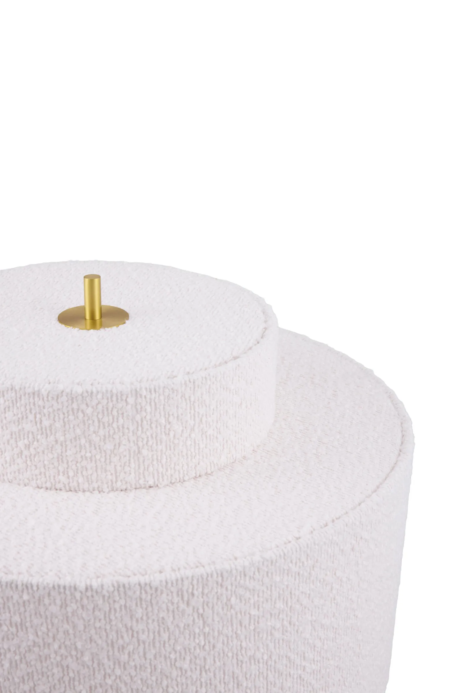 Noah 落地灯, 白色 bouclé, Ø45x88 cm Globen Lighting