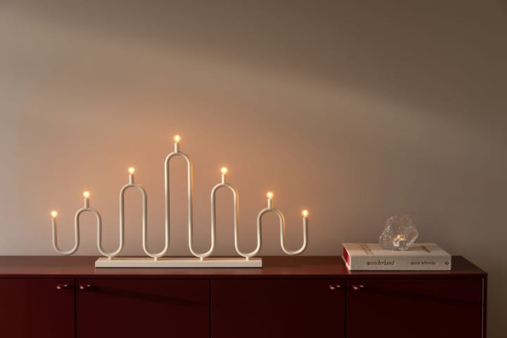 Noel 7 advent 蜡烛, 象牙白-白色 Globen Lighting