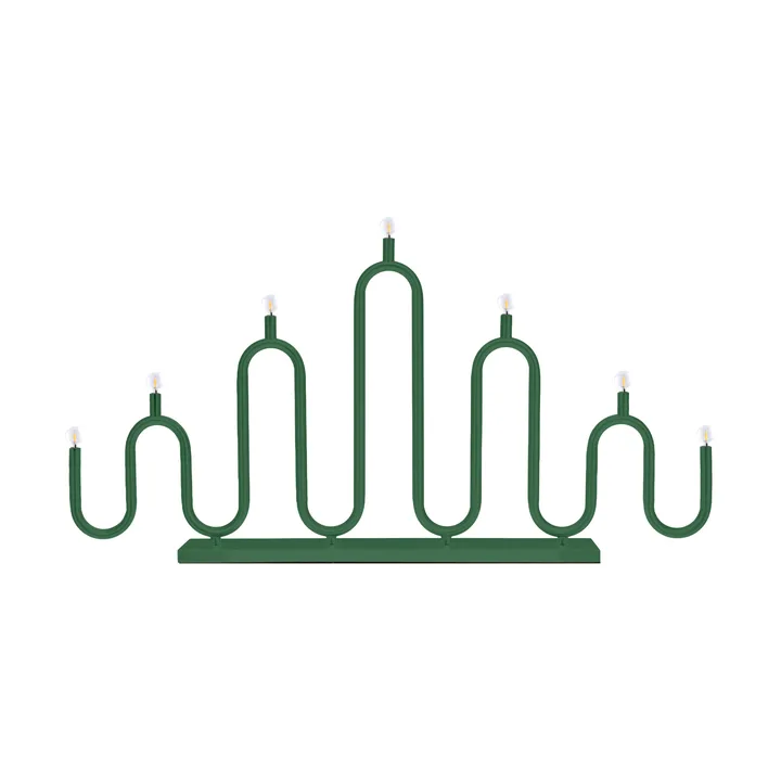 Noel 7支降临节蜡烛 - 调和绿 - Globen Lighting