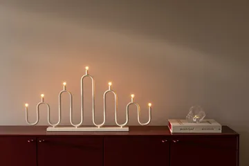 Noel 7支降临节蜡烛 - 象牙白 - Globen Lighting