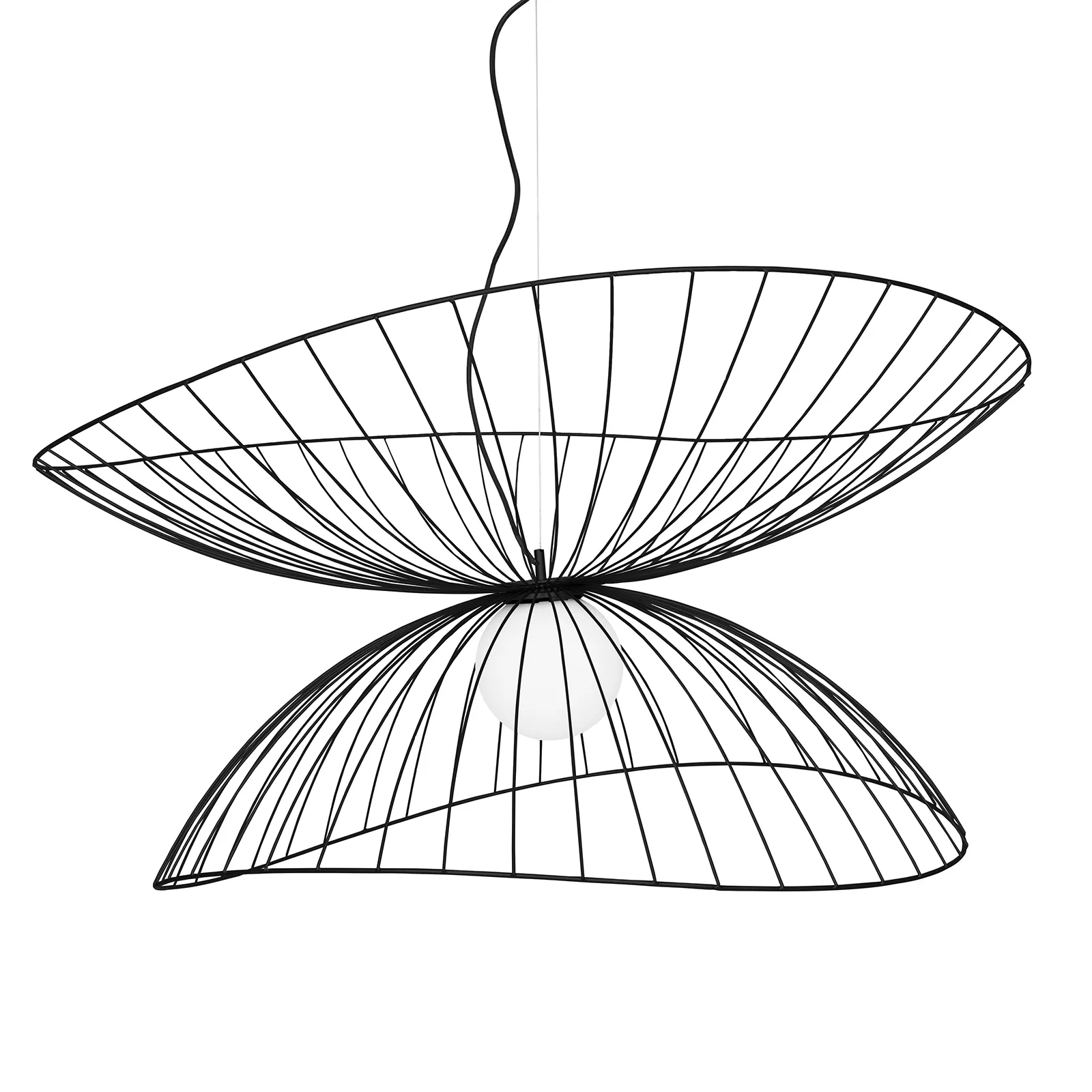 Ray吸顶灯 Ø115cm, 黑色 Globen Lighting