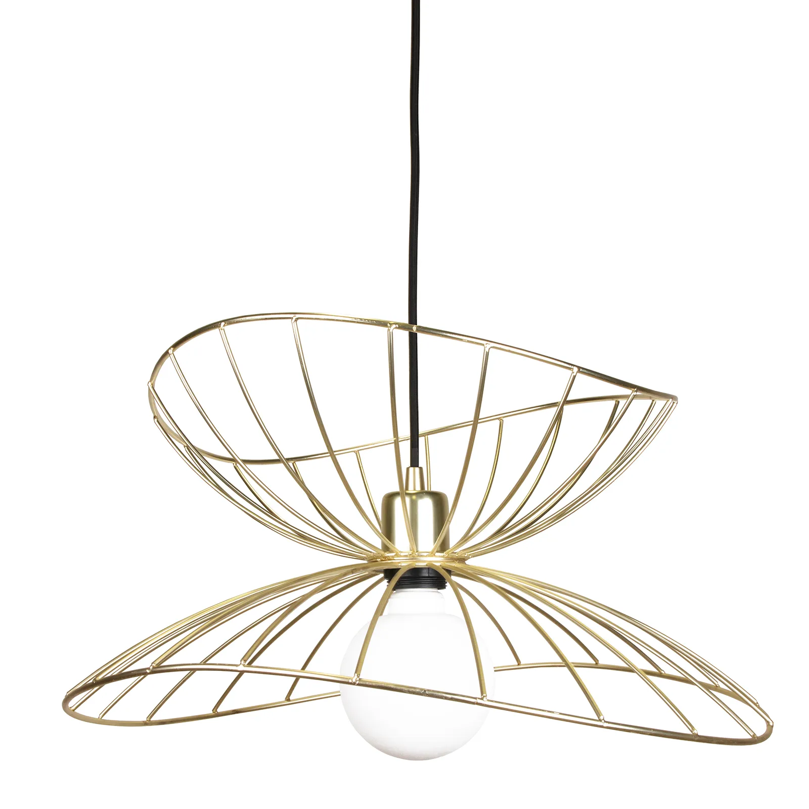 Ray吸顶灯 Ø45cm, 拉丝黄铜色 Globen Lighting