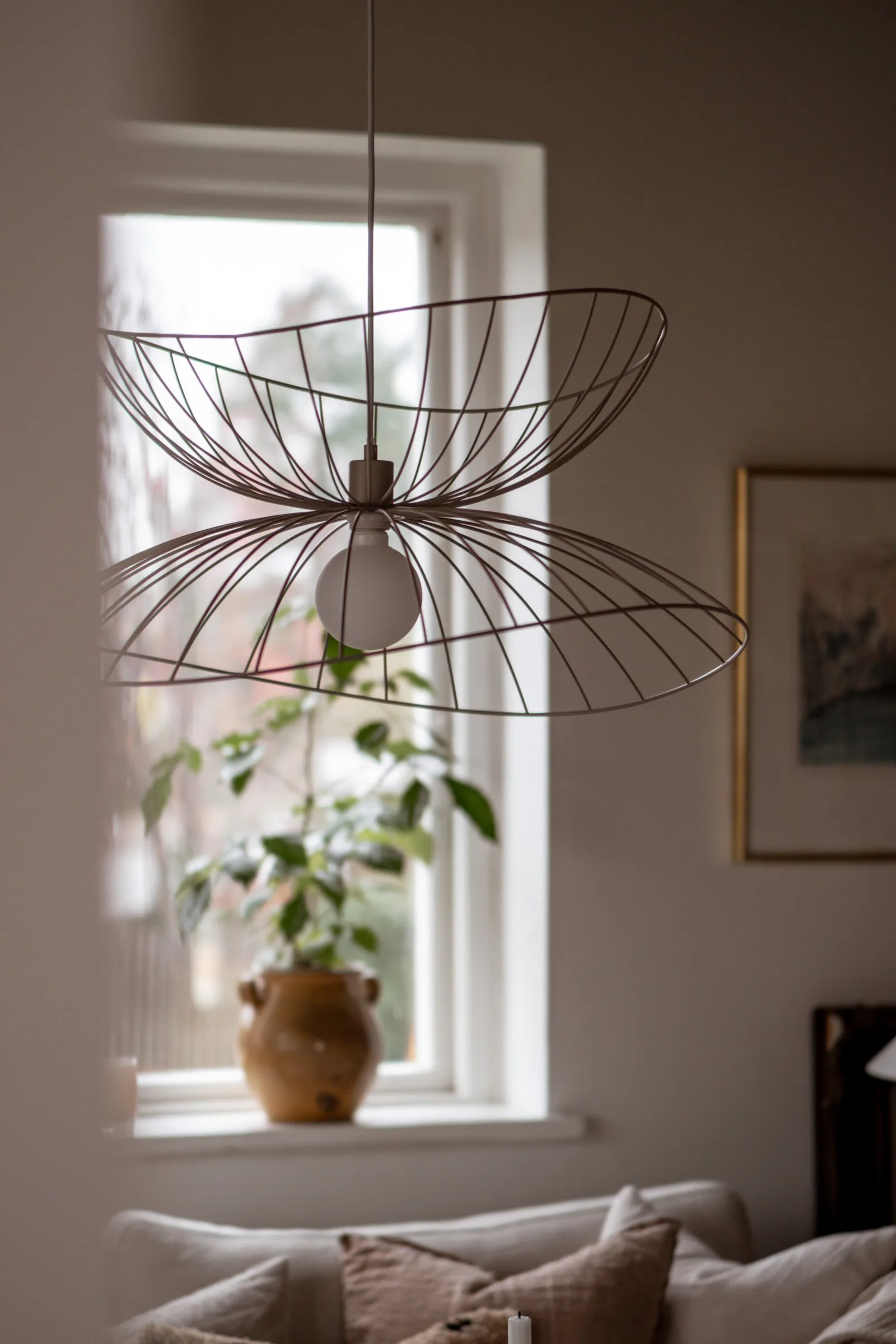Ray吸顶灯 Ø70cm, 泥色 Globen Lighting