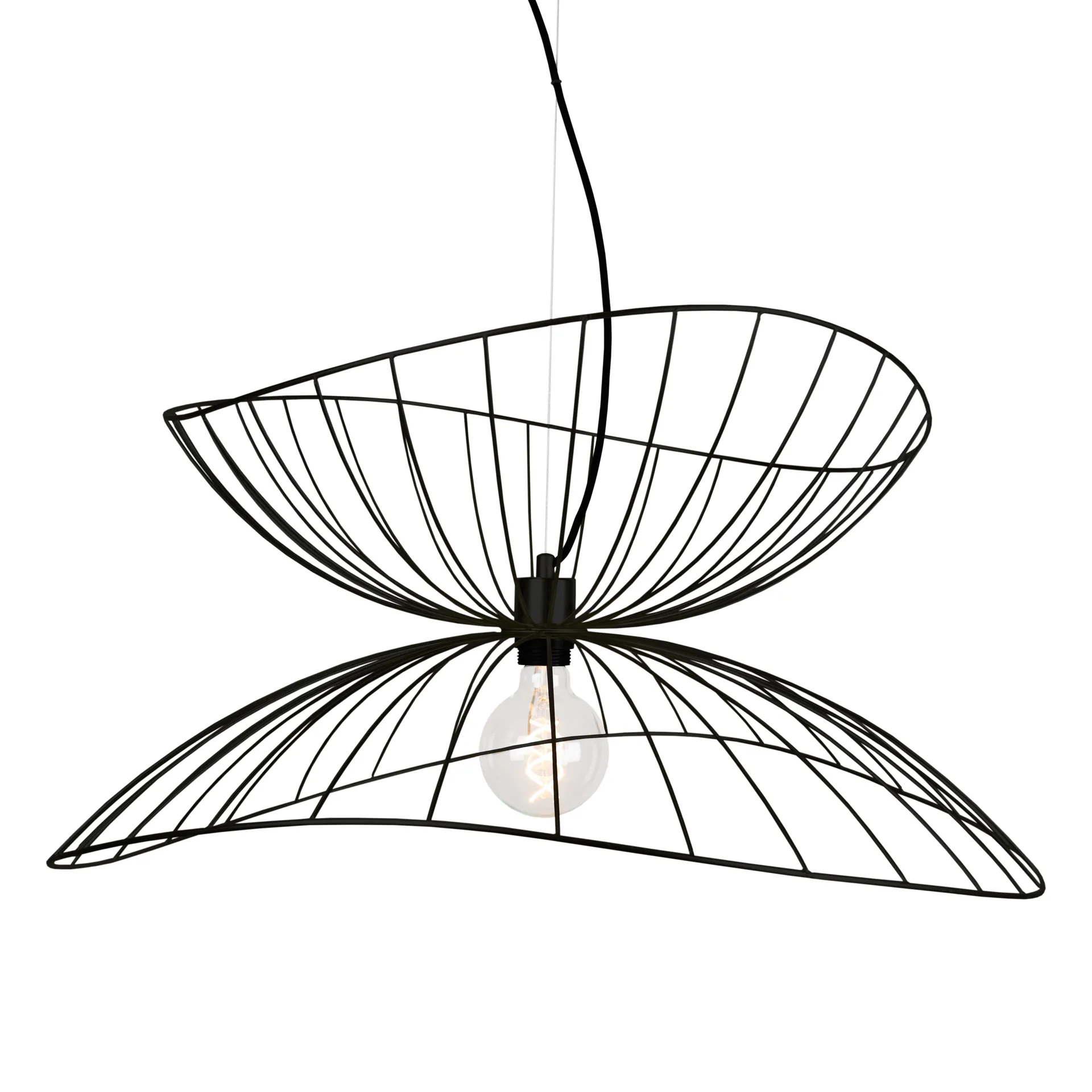 Ray吸顶灯 Ø70cm, 黑色 Globen Lighting