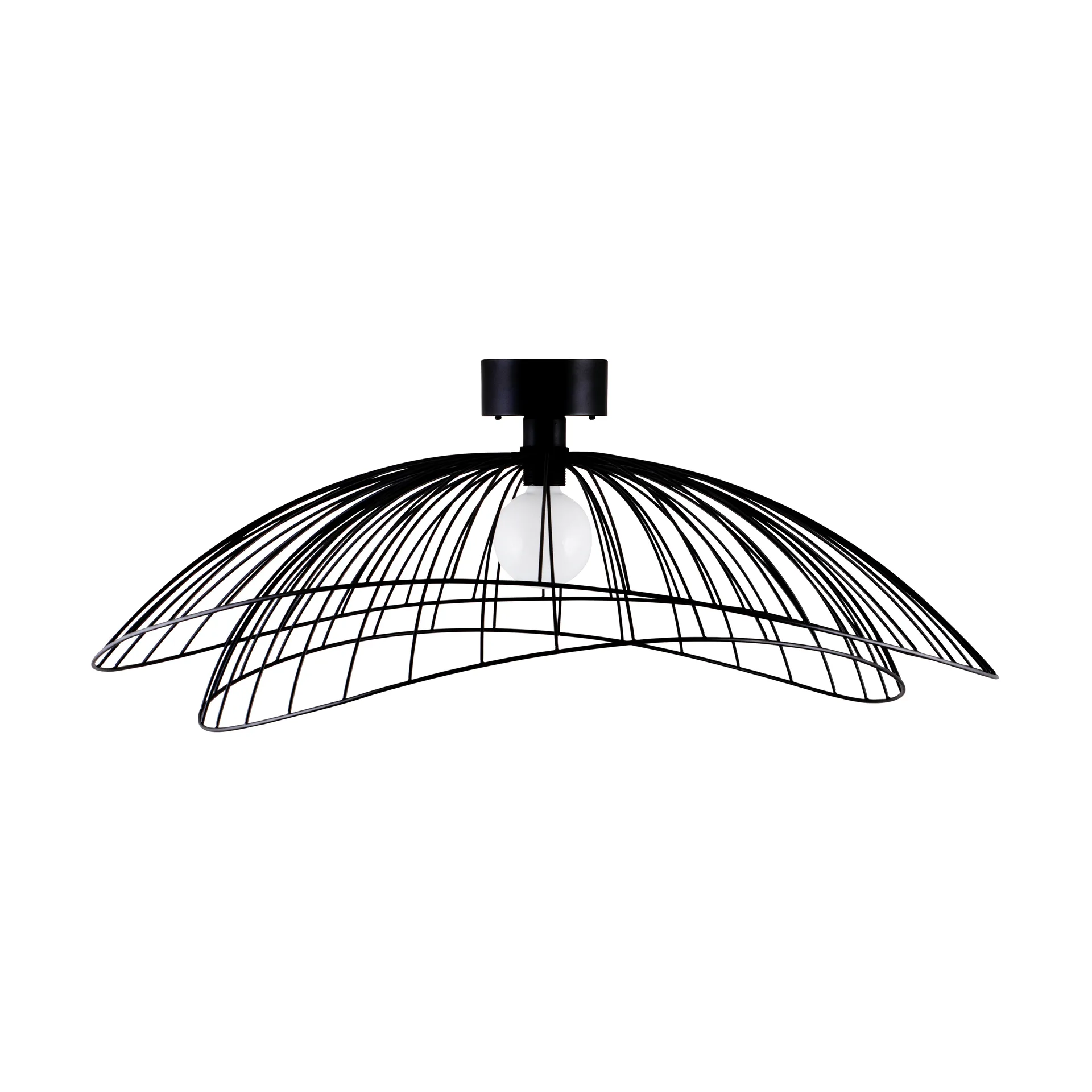 Ray吸顶灯 Ø85cm, 黑色 Globen Lighting