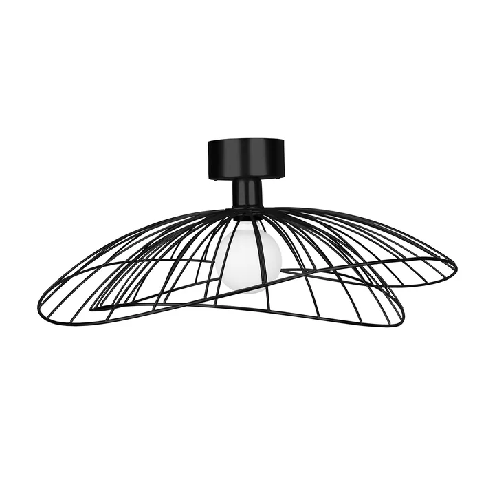 Ray吸顶灯 - 哑光黑色 - Globen Lighting